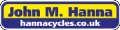 logo of John M Hanna Cycles